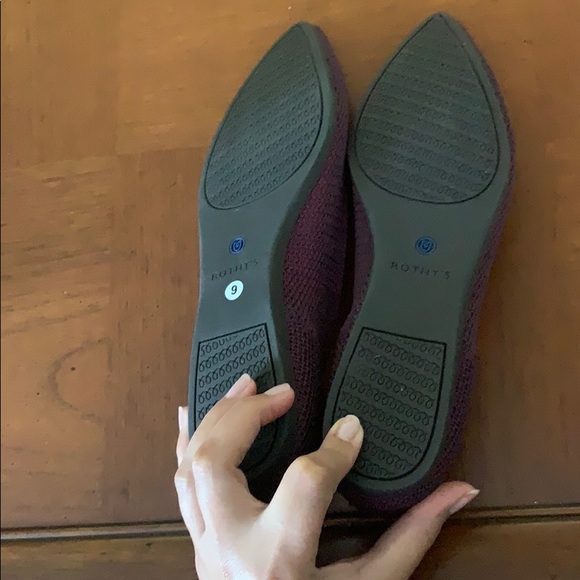 EUC Berry Lattice Rothy Points SOLD OUT - Picture 9 of 16